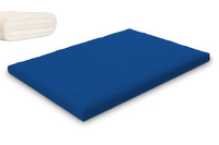 Futon Mattress 140x200 with latex - Slim Duo Latex - Pascall Blue