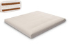 Futon Mattress 180x200 with latex and 2x coconut - Comfort Relax Hard - Pascall Ecru