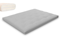 Futon Mattress 160x200 with latex - Slim Duo Latex - Pascall Light Grey