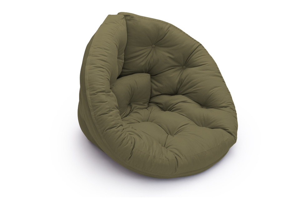 Armchair Futon - Cocon Slim L - Pascall Khaki