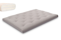 Futon Mattress 140x200 with latex - Slim Duo Latex - Pascall Grey