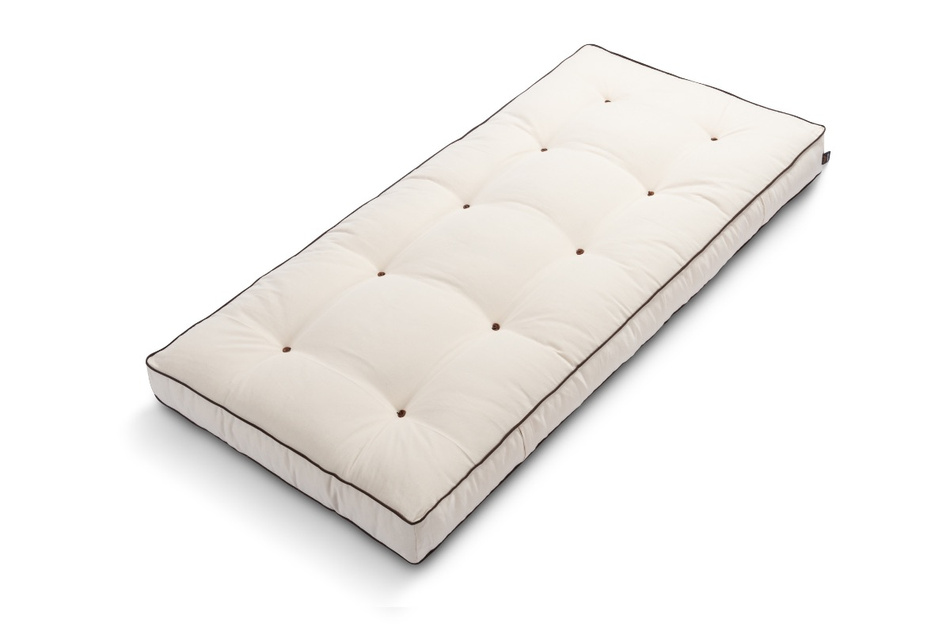 Futon Mattress 90x200 with coconut - Medium Duo Coco - Pascall Kedro Ecru