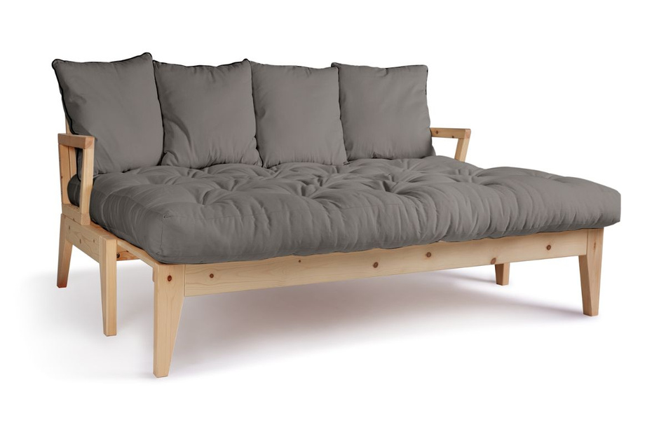 Sofa bed 200 cm - Sakura - Pascall Futon Grey