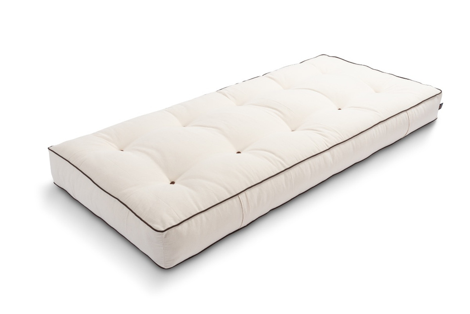 Futon Mattress 90x200 with latex - Comfort Trio Latex Wool - Pascall Kedro Ecru