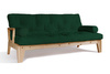 Sofa bed 200 cm - Sakura - Pascall Futon Bottle Green