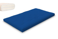 Futon Mattress 120x200 with latex - Slim Duo Latex - Pascall Blue