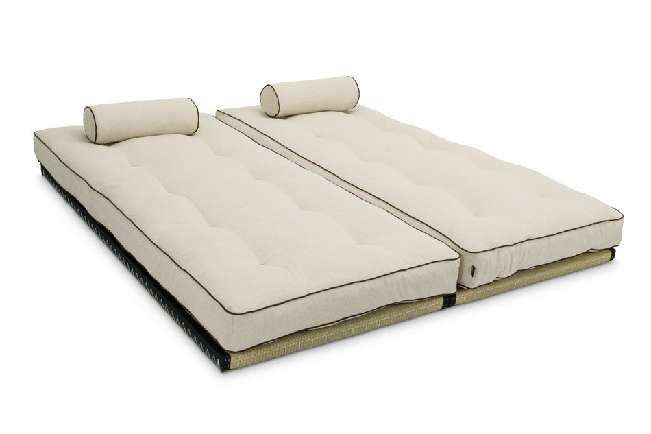 Corner Sofa Tatami Medium Coco Kedro 70x200 - Pascall Futon Linen