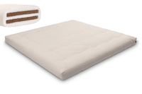 Futon Mattress 200x200 with coconut - Medium Duo Coco - Pascall Ecru