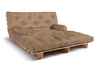 Sofa Bed Futon 180x200 - Slim Basic Classic - Pascall Beige