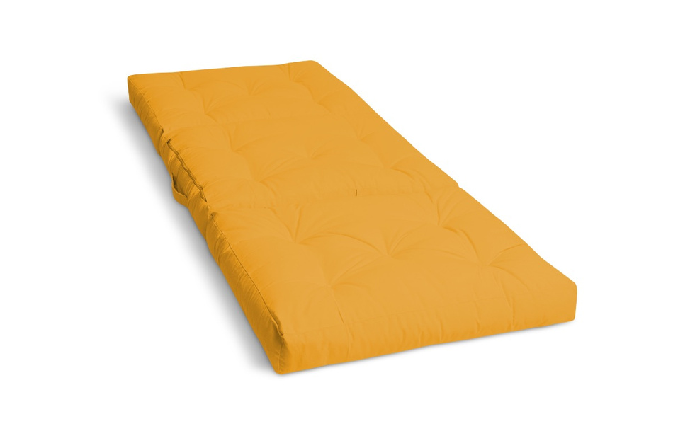 Futon Folding Mattress 90x200 with latex - Flex Latex - Pascall Yellow