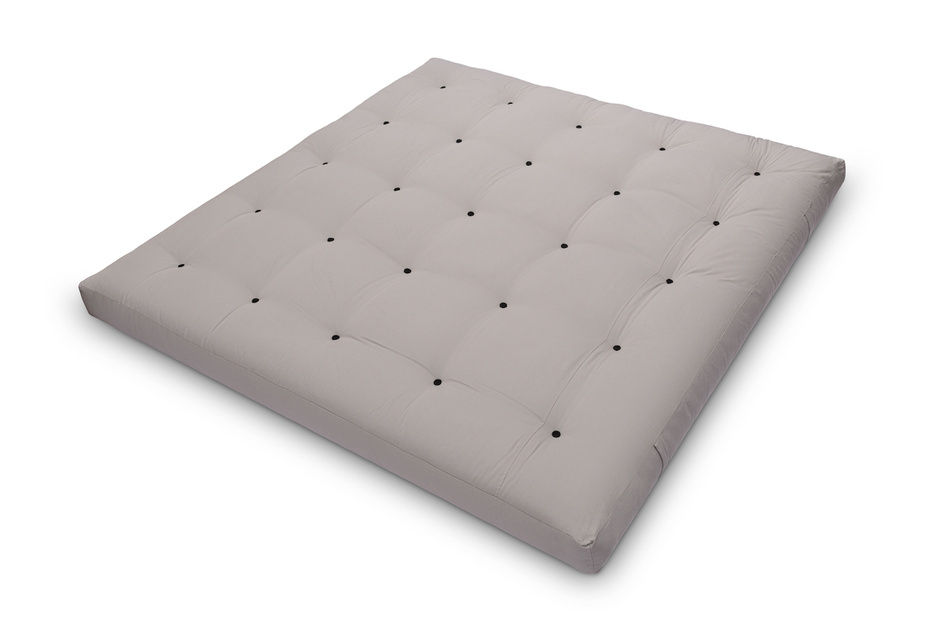 Futon Mattress 200x200 with wool, coconut and 2x latex - Comfort Wool - Pascall Grey