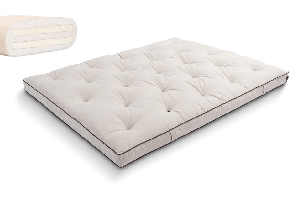 Futon Mattress 200x200 with latex - Slim Duo Latex - Pascall Kedro Linen