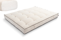 Futon Mattress 200x200 - Comfort Natural - Pascall Kedro Ecru