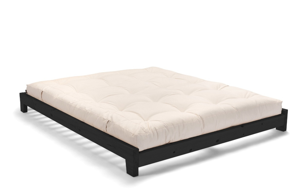 Wooden Bed 140x200 - Aisha Basic Black - Pascall