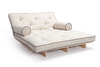 Sofa Bed Futon 140x200 - Slim Comfort Classic - Pascall Kedro Linen