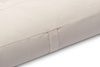 Futon Mattress 90x200 with coconut - Medium Duo Coco - Pascall Ecru