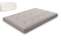 Futon Mattress 140x200 with latex - Medium Duo Latex - Pascall Grey