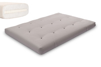 Futon Mattress 140x200 with latex - Medium Latex - Pascall Grey