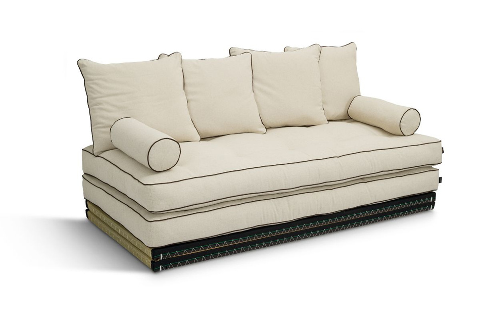 Sofa Tatami Medium Duo Latex Kedro 90x200 - Pascall Futon Linen