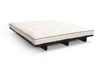 Sofa Bed Futon 140x200 - Slim Exclusive Black - Pascall Kedro Ecru