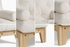 Armchair Sakura - Pascall Futon Khaki