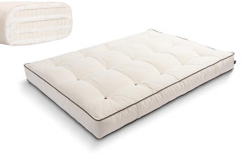 Futon Mattress 140x200 with latex - Comfort Trio Latex - Pascall Kedro Ecru