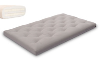 Futon Mattress 120x200 with latex - Slim Duo Latex - Pascall Grey