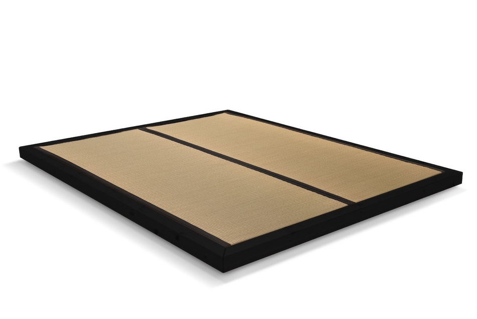 Wooden Bed 140x200 - Zen Black Tatami - Pascall