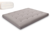 Futon Mattress 160x200 with latex - Medium Duo Latex - Pascall Grey