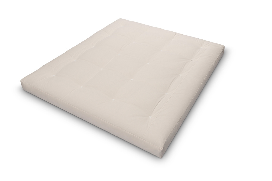 Futon Mattress 180x200 with latex - Comfort Trio Latex Wool - Pascall Ecru