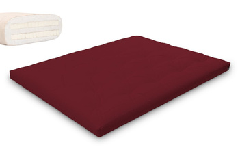 Futon Mattress 160x200 with latex - Slim Duo Latex - Pascall Burgundy