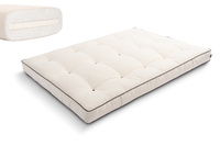 Futon Mattress 140x200 with latex - Medium Latex - Pascall Kedro Ecru