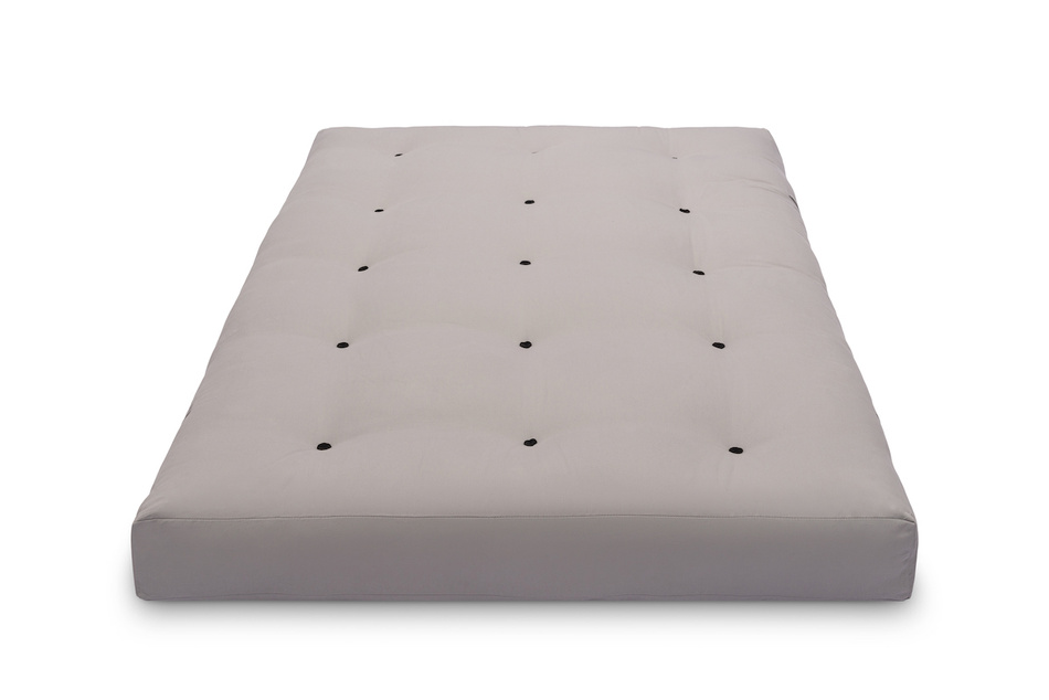 Futon Mattress 120x200 with wool, coconut and 2x latex - Comfort Wool - Pascall Grey