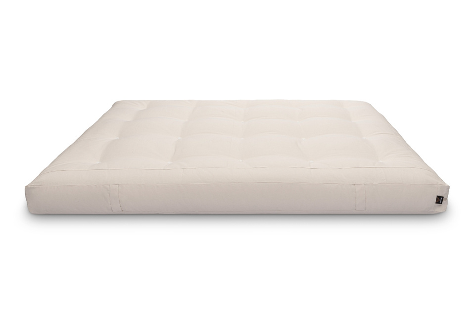 Futon Mattress 160x200 with wool, coconut and 2x latex - Comfort Wool - Pascall Ecru