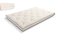 Futon Mattress 140x200 with latex - Slim Duo Latex - Pascall Kedro Ecru