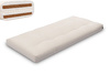 Futon Mattress 90x200 with latex and 2x coconut - Comfort Relax Hard - Pascall Ecru