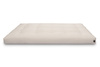 Futon Mattress 120x200 with wool, latex and 2x coconut - Comfort Wool Hard - Pascall Ecru