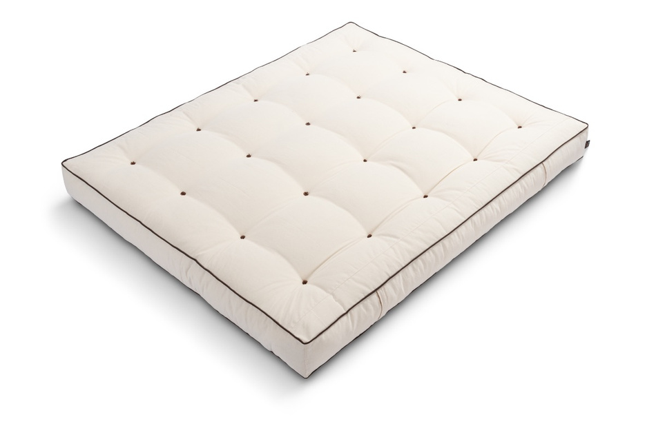 Futon Mattress 160x200 with wool, latex and 2x coconut - Comfort Wool Hard - Pascall Kedro Ecru
