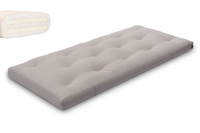 Futon Mattress 90x200 with latex - Slim Duo Latex - Pascall Grey