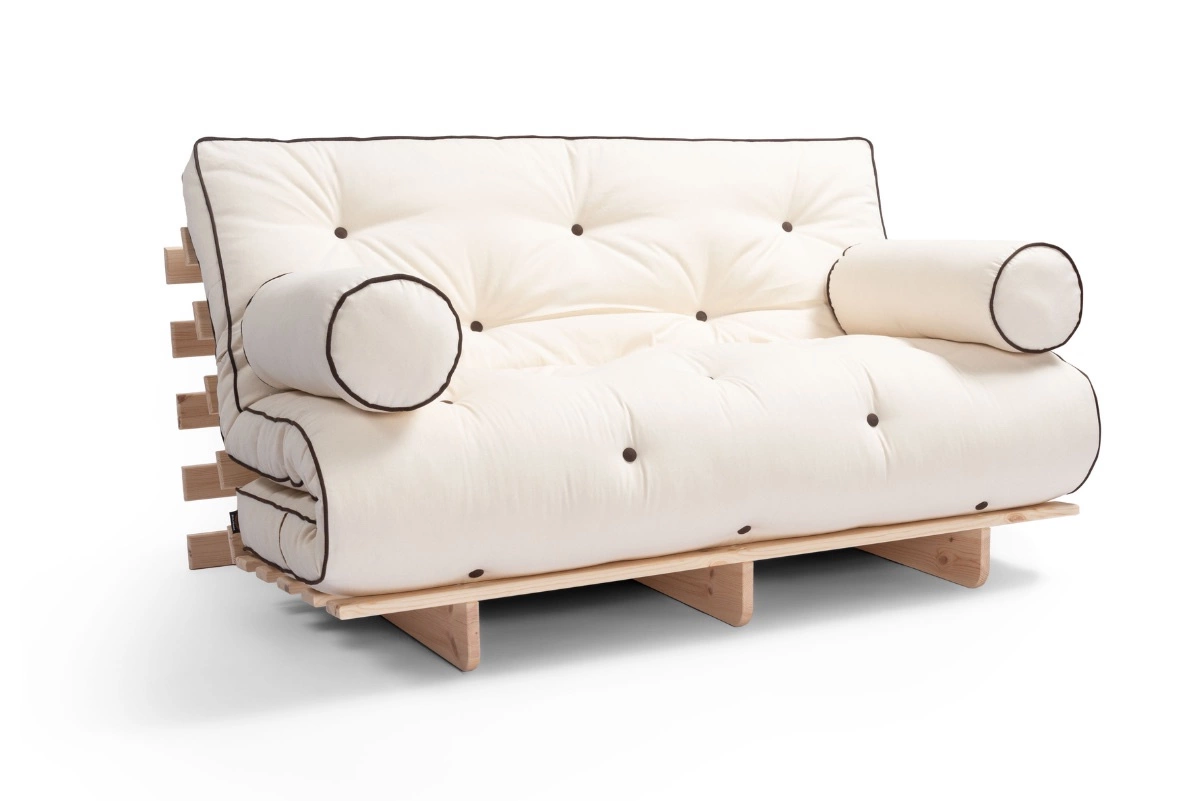 Sofa Bed Futon 140x200 - Slim Comfort Classic