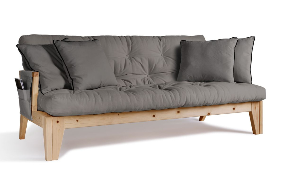 Sofa bed 200 cm - Sakura - Pascall Futon Grey