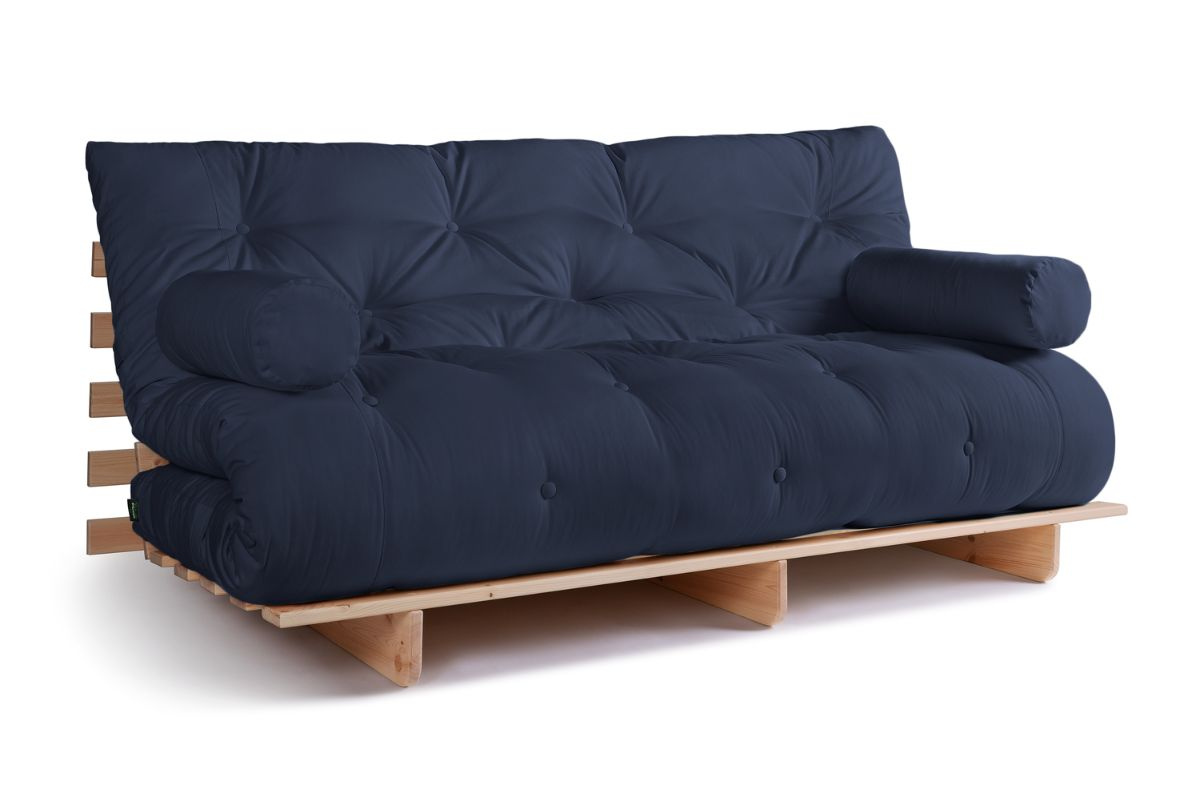 Lit Futon 180x200 Gain De Place - Frêne Huilé - Loft Extra Bas - Erst-Holz