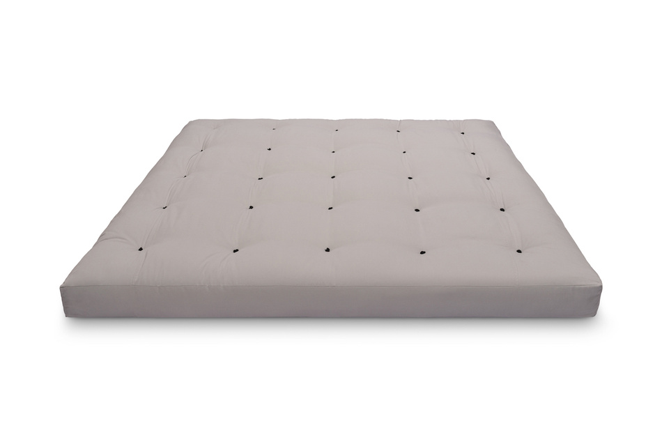 Futon Mattress 200x200 with wool, coconut and 2x latex - Comfort Wool - Pascall Grey
