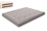 Futon Mattress 180x200 with coconut - Medium Duo Coco - Pascall Grey