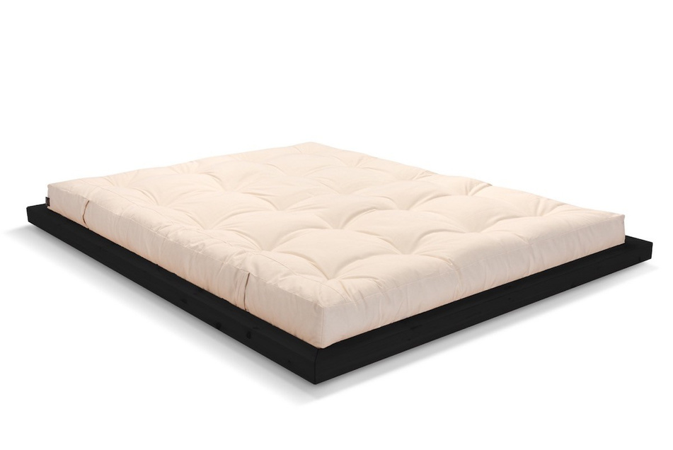 Wooden Bed 140x200 - Zen Black - Pascall