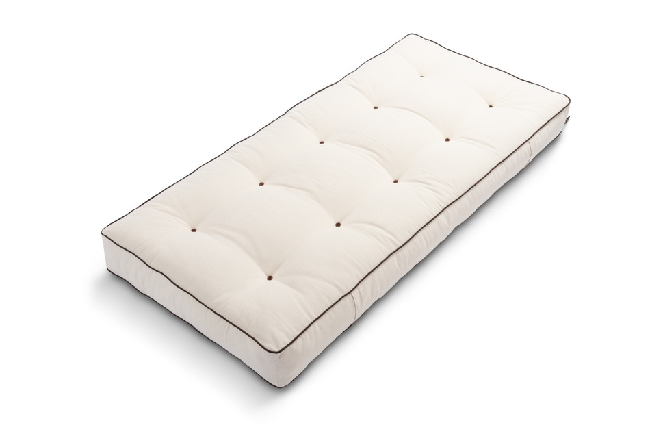 Futon Mattress 90x200 with coconut and 2x latex - Comfort Relax - Pascall Kedro Ecru