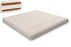 Futon Mattress 200x200 with wool, latex and 2x coconut - Comfort Wool Hard - Pascall Ecru
