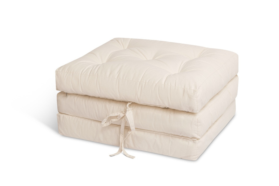 Futon Folding Mattress 70x200 with latex - Flex Latex - Pascall Light Grey