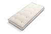 Futon Mattress 90x200 with coconut - Medium Duo Coco - Pascall Kedro Ecru