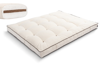 Futon Mattress 180x200 with coconut - Medium Coco - Pascall Kedro Ecru